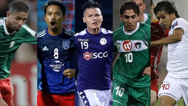 Quang Hải đua tranh danh hiệu tiền vệ trung tâm hay nhất lịch sử AFC Cup cùng nhiều ứng viên tên tuổi. Ảnh: internet