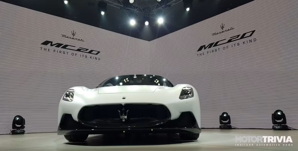 Siêu xe Maserati MC20 có giá bán 695.000 USD tại Thái Lan. Ảnh: Motortrivia