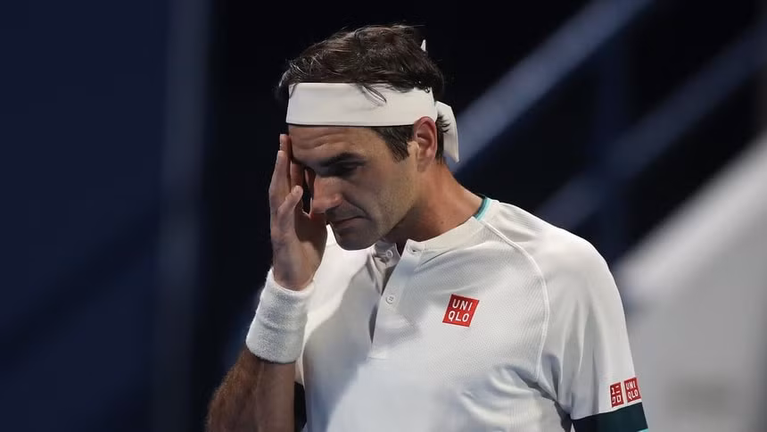 Federer đã bị loại nhưng anh vẫn hạnh phúc khi trở lại thi đấu. Ảnh: Getty