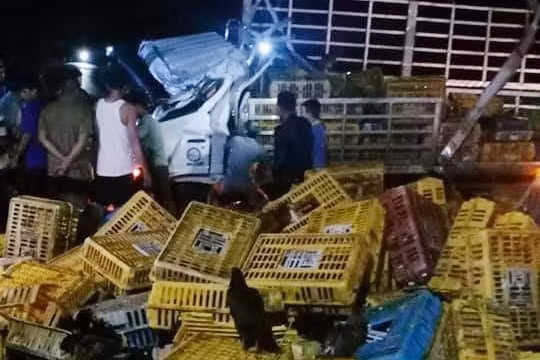 Hiện trường vụ tai nạn. Ảnh: Zingnews.vn