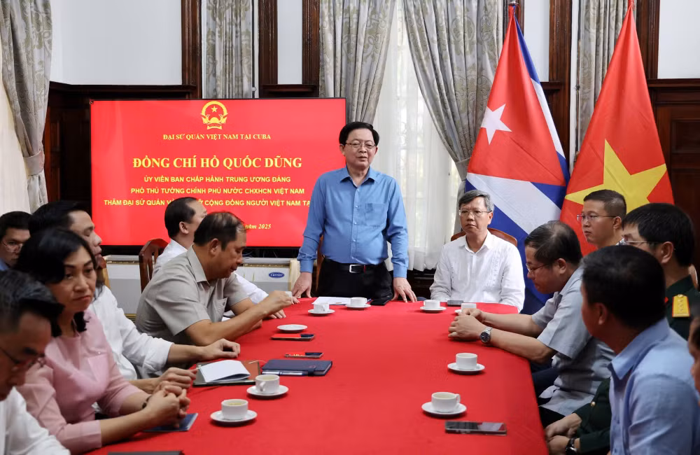 Phó Thủ tướng Hồ Quốc Dũng: Cộng đồng người Việt tại Cuba là cầu nối vun đắp quan hệ hai nước- Ảnh 1.