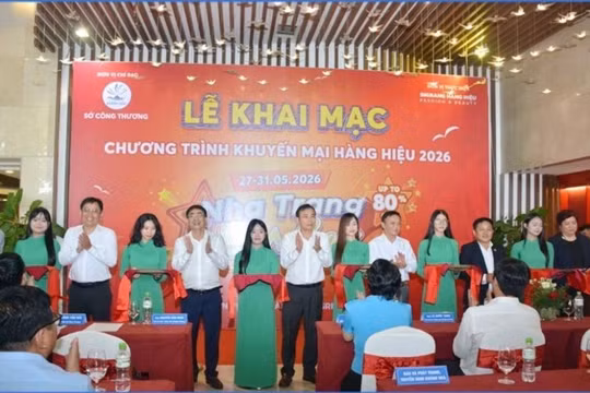Nha Trang Mega Sale 2026 tạo sức hút từ hàng trăm thương hiệu quốc tế và nội địa 