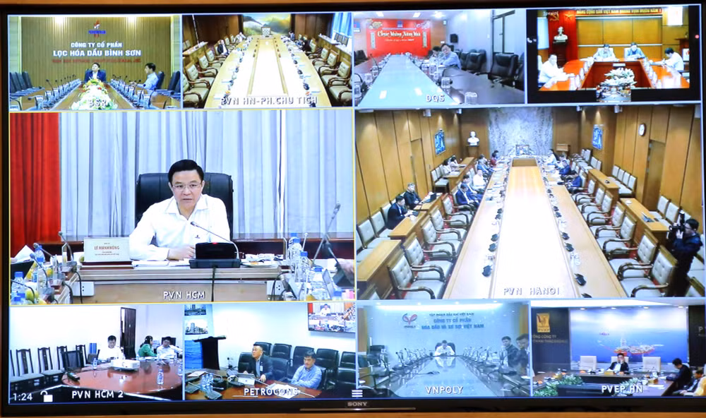 giao ban ceo thang 2 2023 petrovietnam no luc on dinh nhip do san xuat kinh doanh trong thang dau nam hinh 2