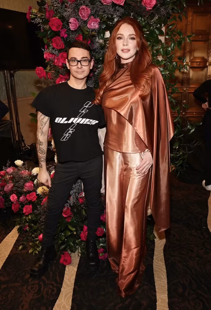 lindsay lohan hut fan o show thoi trang tai new york hinh 1