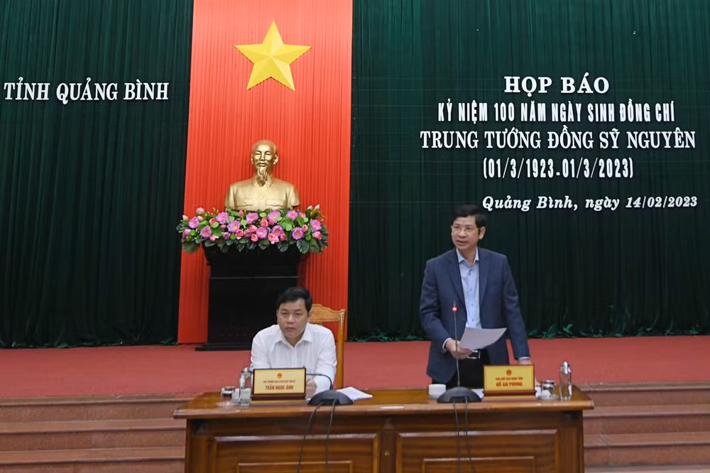 to chuc nhieu hoat dong ky niem 100 nam ngay sinh trung tuong dong sy nguyen hinh 1