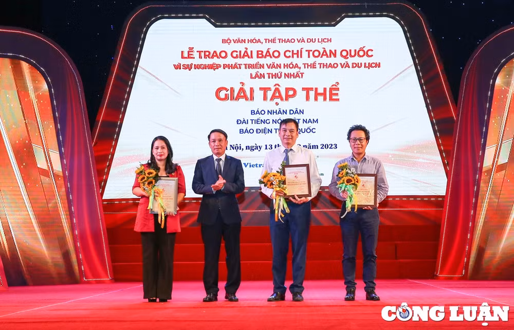 bao nha bao cong luan co 2 tac pham duoc trao giai bao chi toan quoc ve van hoa the thao du lich hinh 6