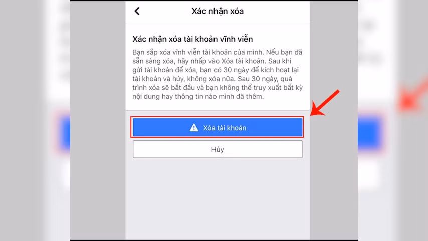 cach xoa tai khoan facebook vinh vien tren dien thoai cua ban hinh 4