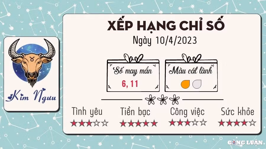 tu vi hom nay thu 2 ngay 10 4 2023 cua 12 cung hoang dao hinh 2