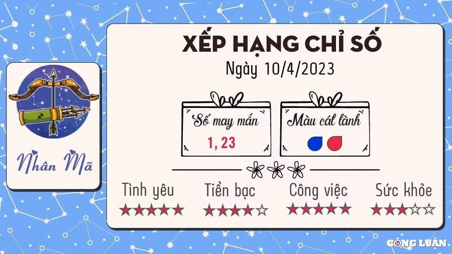 tu vi hom nay thu 2 ngay 10 4 2023 cua 12 cung hoang dao hinh 9