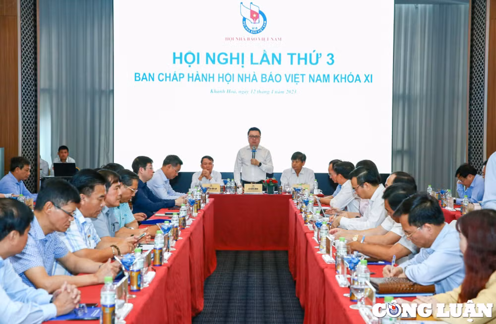 hoi nghi lan thu 3 ban chap hanh hoi nha bao viet nam thong nhat nhieu noi dung quan trong dau nhiem ky hinh 6