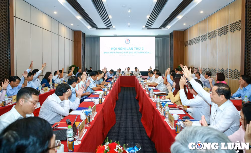 hoi nghi lan thu 3 ban chap hanh hoi nha bao viet nam thong nhat nhieu noi dung quan trong dau nhiem ky hinh 1