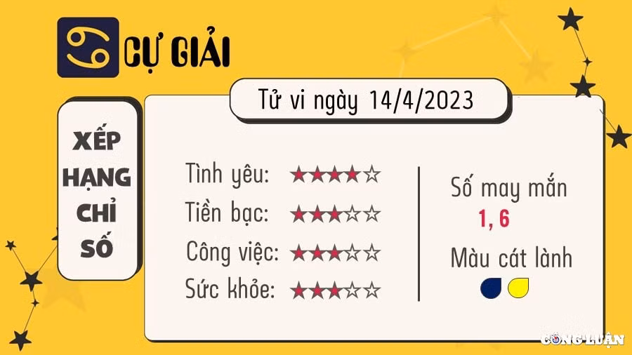 tu vi hom nay thu 6 ngay 14 4 2023 cua 12 cung hoang dao hinh 4