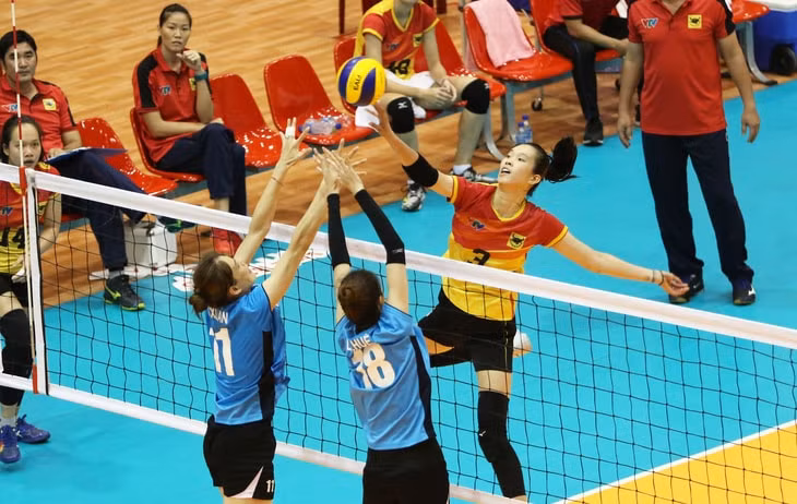 doi tuyen bong chuyen nu viet nam lay ten sport center i o giai chau a hinh 2