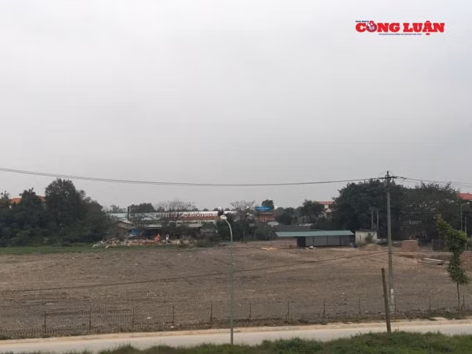 Dự án sau khi được san lấp đã tạo thành mặt bằng để chủ đầu tư triển khai xây dựng.