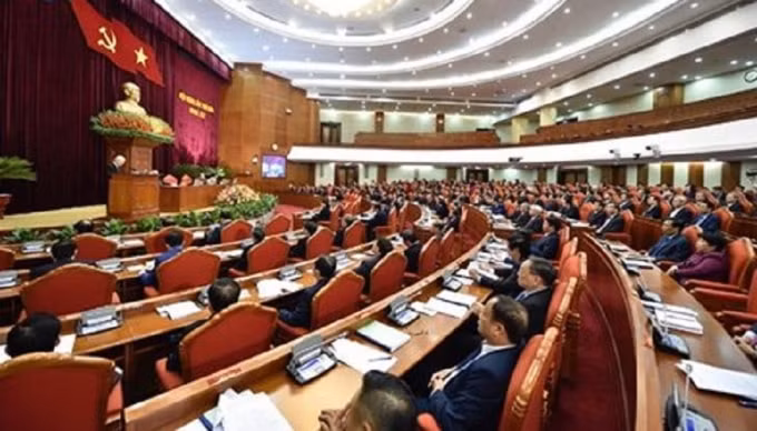 Sáng 16/5, Hội nghị Trung ương 10 khóa XII chính thức khai mạc tại Hà Nội. Ảnh: VOV