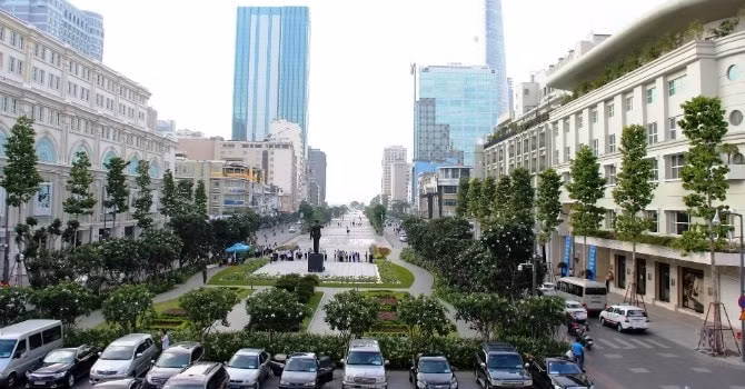 TP.Hồ Chí Minh đang ngày càng phát triển mạnh mẽ, xây dựng thành phố trở thành thành phố xanh. Ảnh: TL