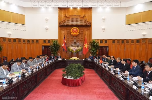 Toàn cảnh buổi hội đàm. Ảnh: VGP