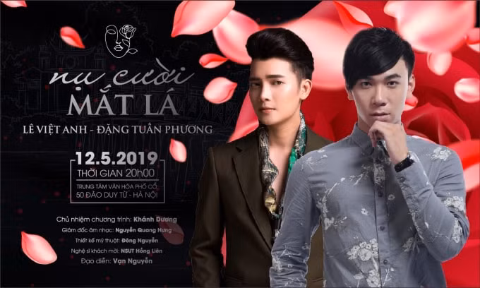 2 ca sĩ trẻ Lê Việt Anh (Giải nhì Sao Mai 2011 và Giải ca sĩ được yêu thích nhất tại Sao Mai Điểm hẹn 2012) và Đặng Tuấn Phương (Á quân X-Factor 2016).