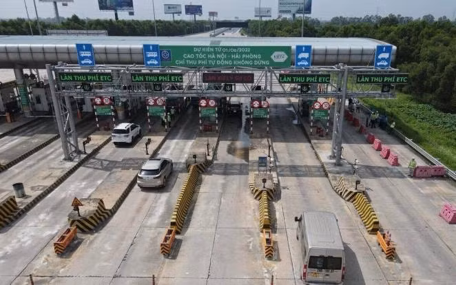 moi ngay hon 46500 xe su dung etc qua cao toc ha noi hai phong hinh 1