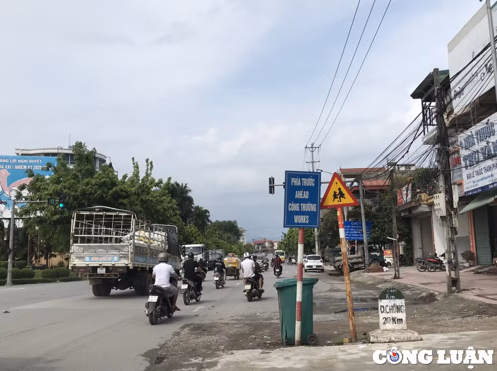 ha noi du an nang cap duong trung tam thi xa son tay khong hen ngay ve dich hinh 1