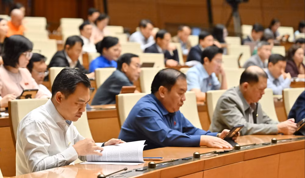 Các đại biểu tham dự phiên họp. Ảnh: Quang Khánh