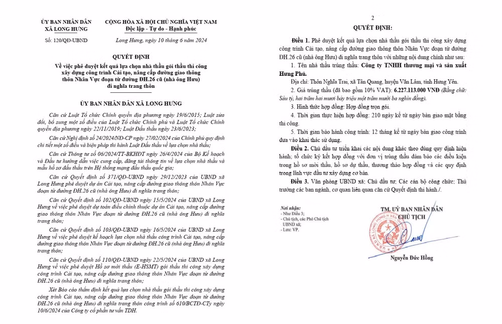 cong ty tnhh thuong mai va san xuat hung phu lien tiep trung thau sieu tiet kiem tai huyen van lam hinh 6