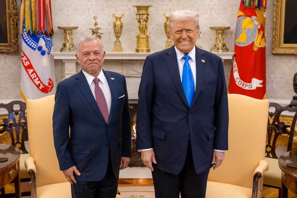 vua jordan phan doi ke hoach truc xuat nguoi palestine khoi gaza cua ong trump hinh 1