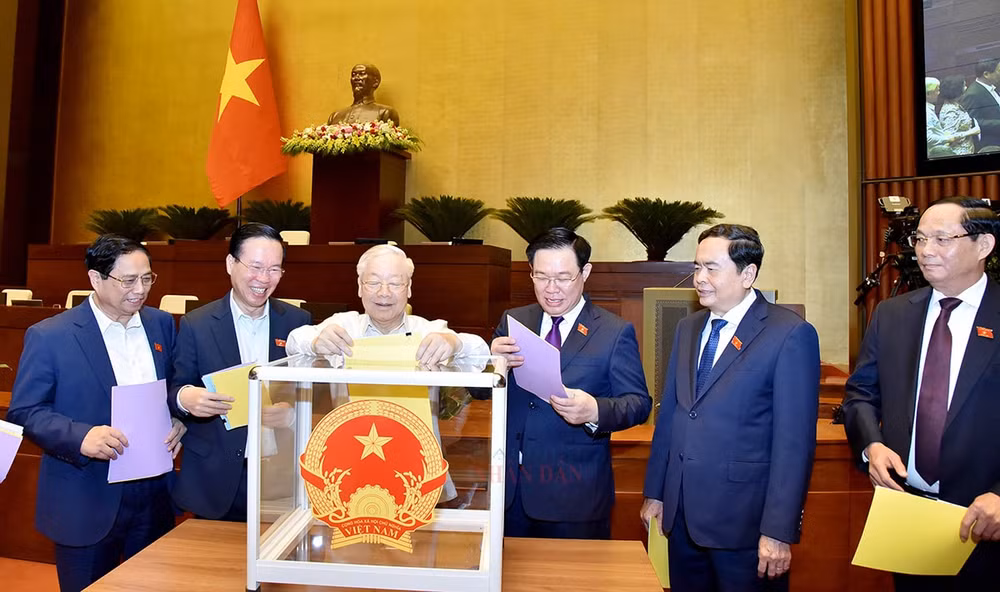 cong bo ket qua lay phieu tin nhiem doi voi pho chu tich nuoc chu tich quoc hoi va thu tuong chinh phu hinh 1
