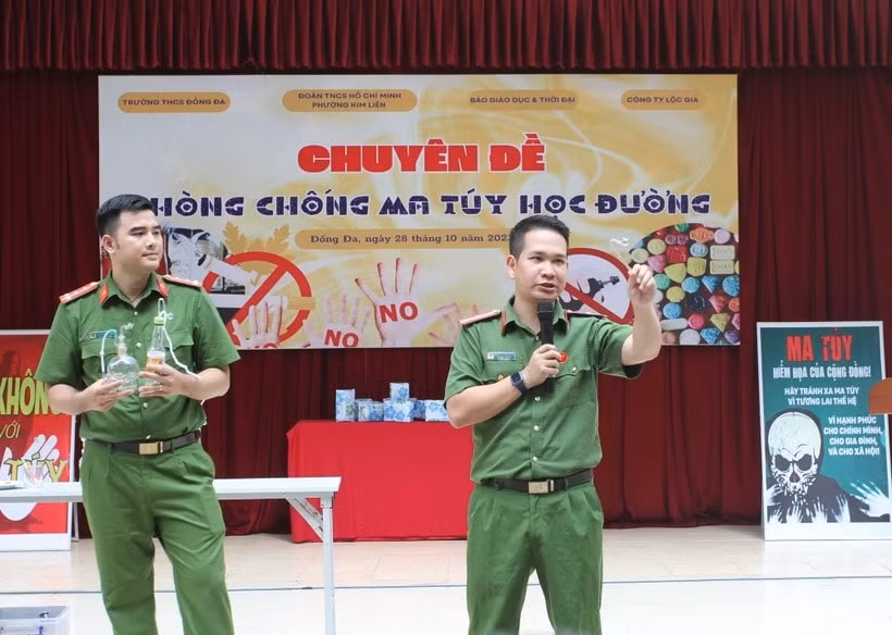 truong thcs dong da to chuc chuyen de phong chong ma tuy hoc duong hinh 3