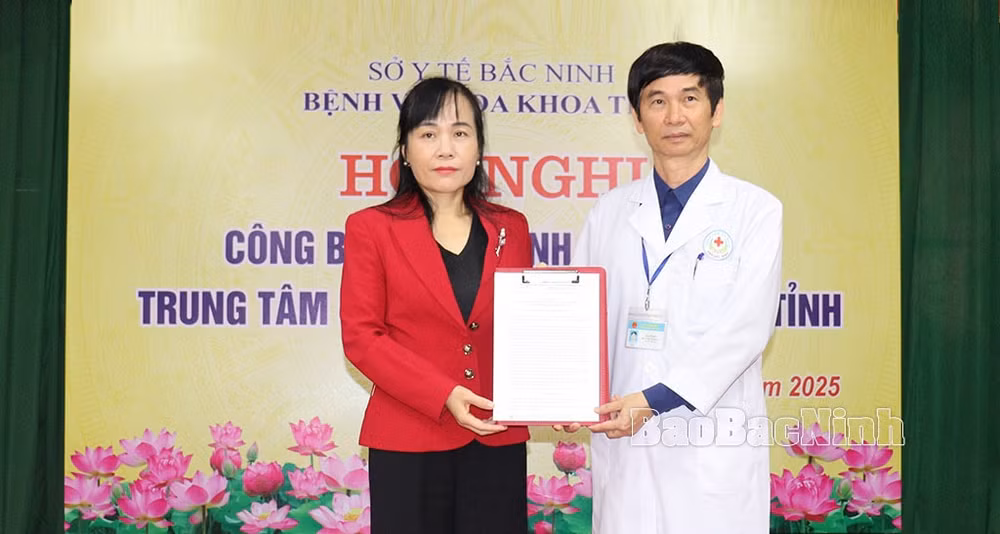 thanh lap trung tam bao ve suc khoe can bo tinh bac ninh hinh 1
