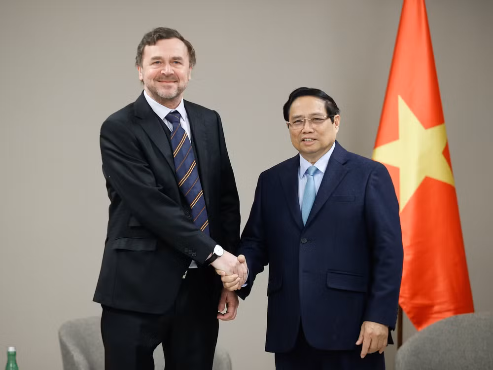 thu tuong pham minh chinh tiep lanh dao cac tap doan hang dau tai czech hinh 1