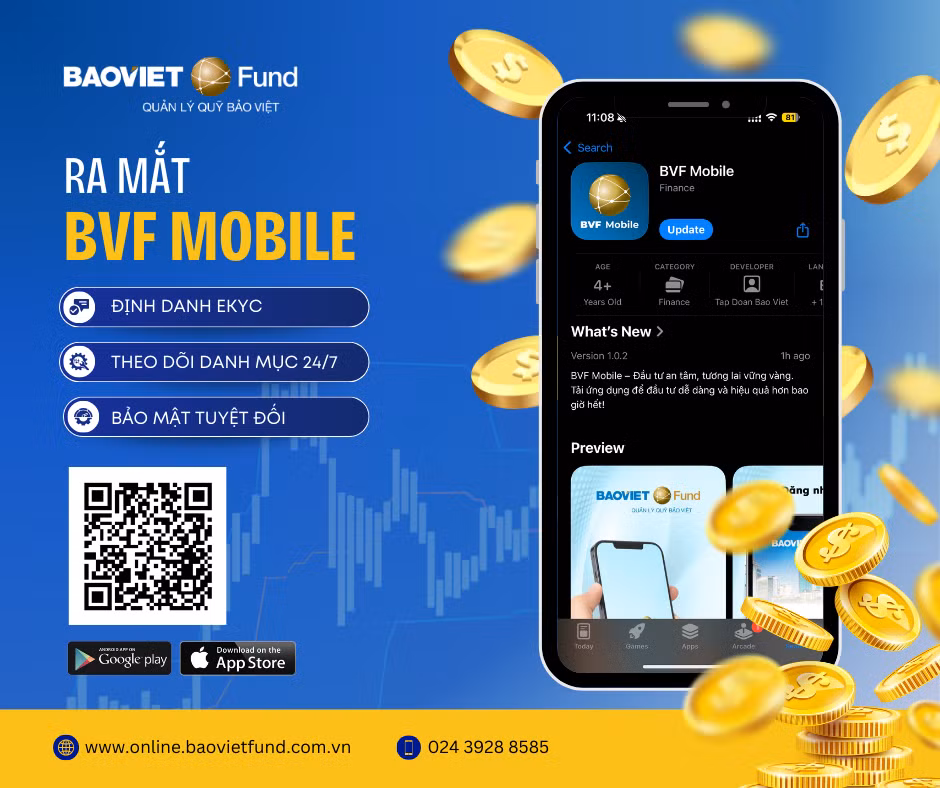 BVF Ra mat app BVF Mobile