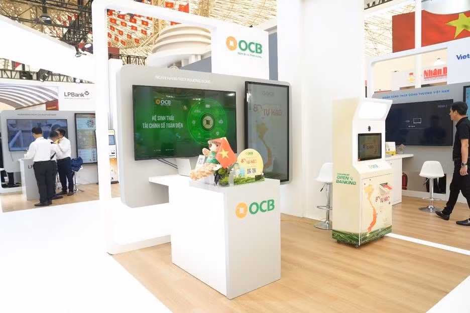 Gian hàng OCB với các giải pháp tài chính số toàn diện