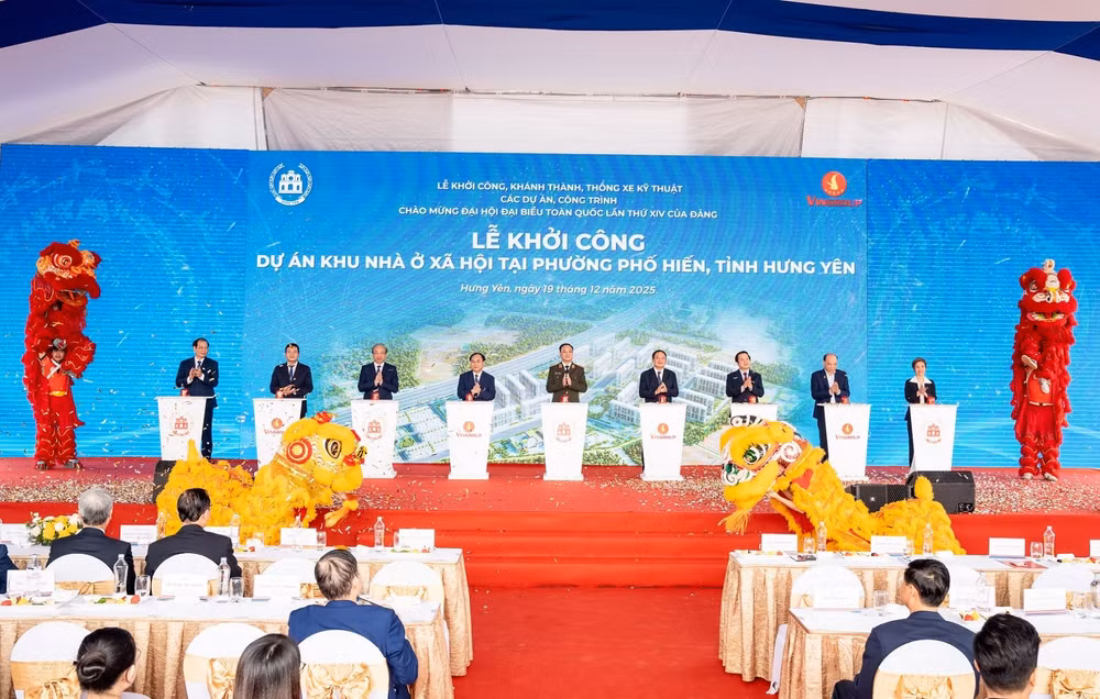 Ảnh 8 Dự án Khu nhà ở xã hội tại phường Phố Hiến, tỉnh Hưng Yên được khởi công, dự kiến sẽ được bàn giao trong năm 2027
