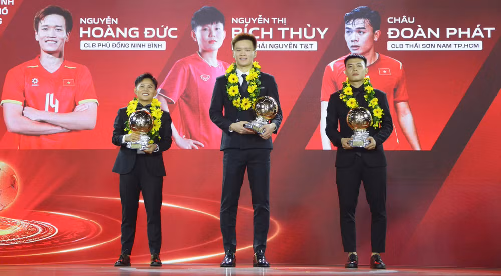 Các cầu thủ đoạt Quả bóng Vàng Việt Nam ở từng hạng mục