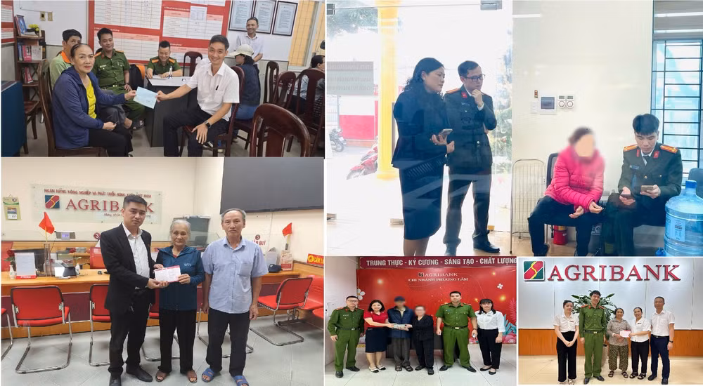 Ảnh 1 - Agribank tích cực ngăn chặn tội phạm lừa đảo số