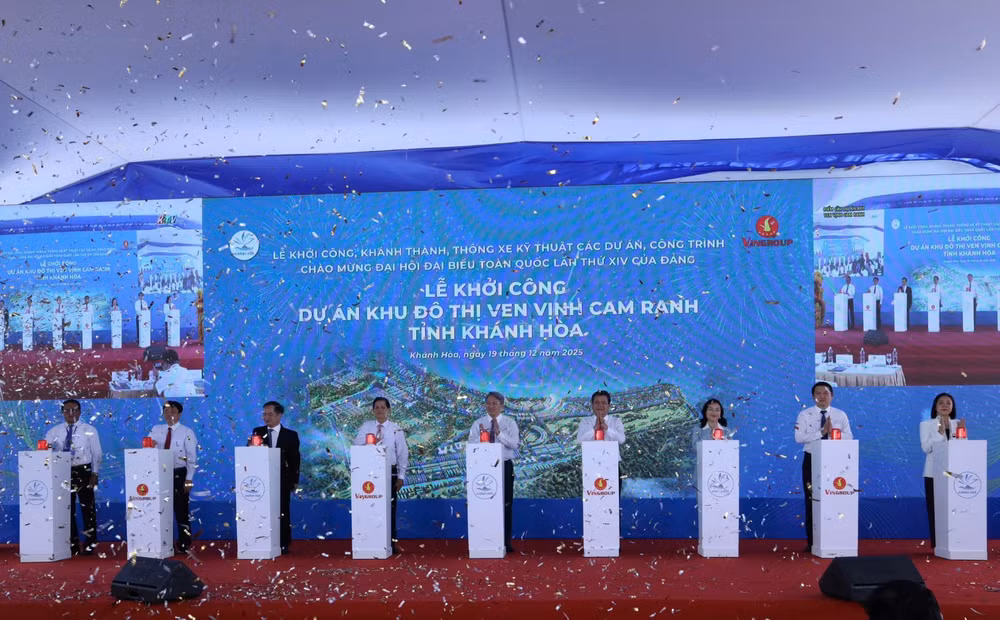 Ảnh 6 Dự án Khu đô thị ven vịnh Cam Ranh được khởi công với sự hiện diện của Bộ trưởng Bộ Tư pháp Nguyễn Hải Ninh cùng các lãnh đạo Trung ương, lãnh đạo tỉnh Khánh Hòa, hướng tới trở thành nơi an trú lý tưởng cho cộng