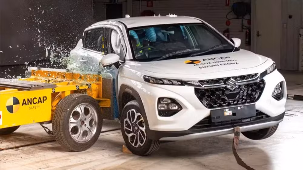 Suzuki Fronx trong bài thử nghiệm va chạm của ANCAP - Ảnh: ANCAP 