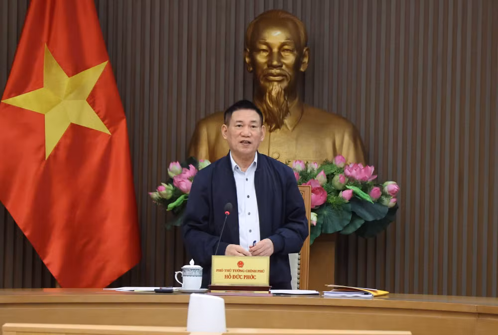 Phó Thủ tướng Hồ Đức Phớc chủ trì cuộc họp Hội đồng Tư vấn chính sách tài chính, tiền tệ Quốc gia- Ảnh 1.