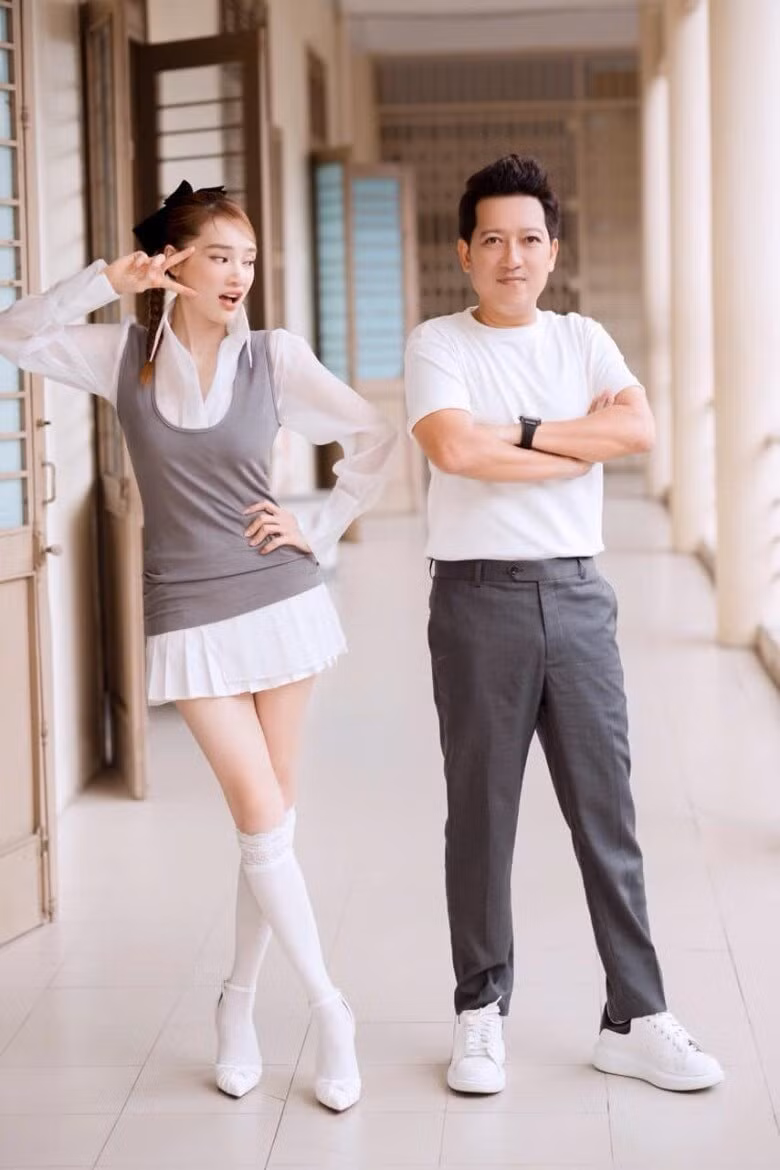 Cặp đôi Nhã Phương - Trường Giang luôn đồng hành cùng nhau trong các sự kiện.