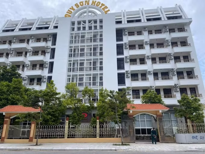 Khu cách ly tập trung tại khách sạn Quy Sơn, TP Sầm Sơn