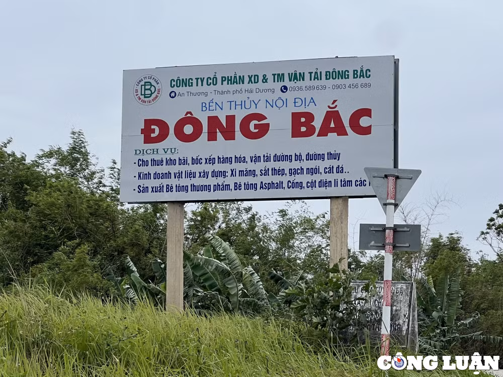 hai duong cong ty co phan xd va tm van tai dong bac thi cong cong trinh khong phep hinh 1