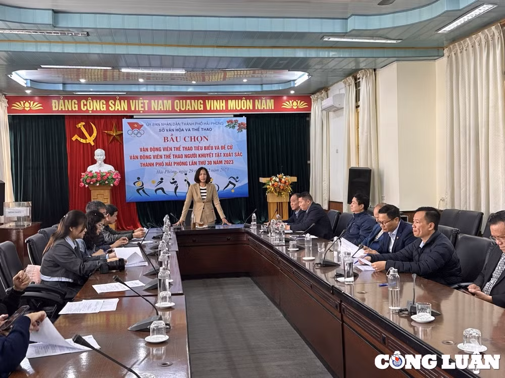 pham quang huy dung dau danh sach bau chon van dong vien the thao tieu bieu hai phong 2023 hinh 1