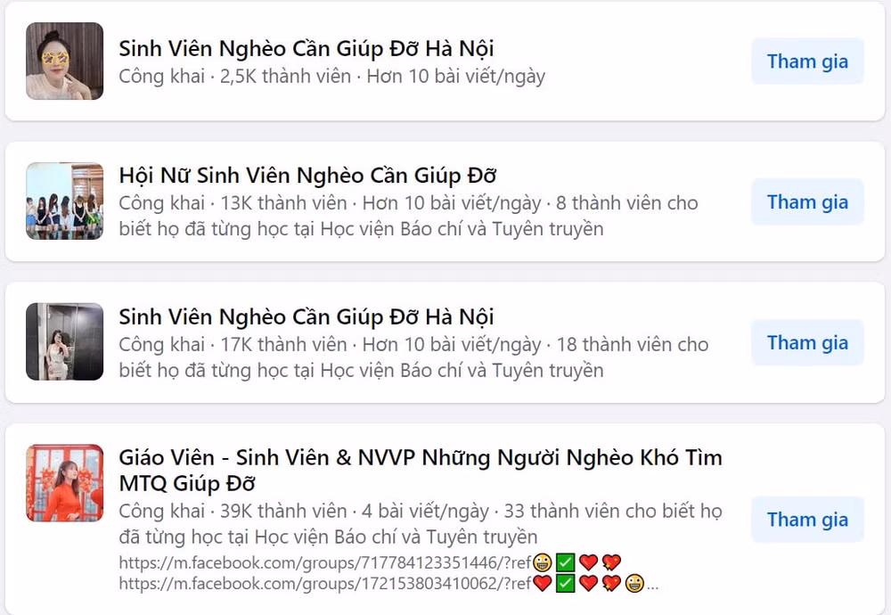 canh bao mai dam tra hinh gan mac hoi nhom giup do sinh vien ngheo tren mang xa hoi hinh 1