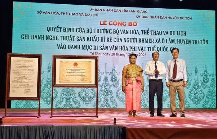 nghe thuat san khau di ke chinh thuc tro thanh di san van hoa phi vat the quoc gia hinh 1