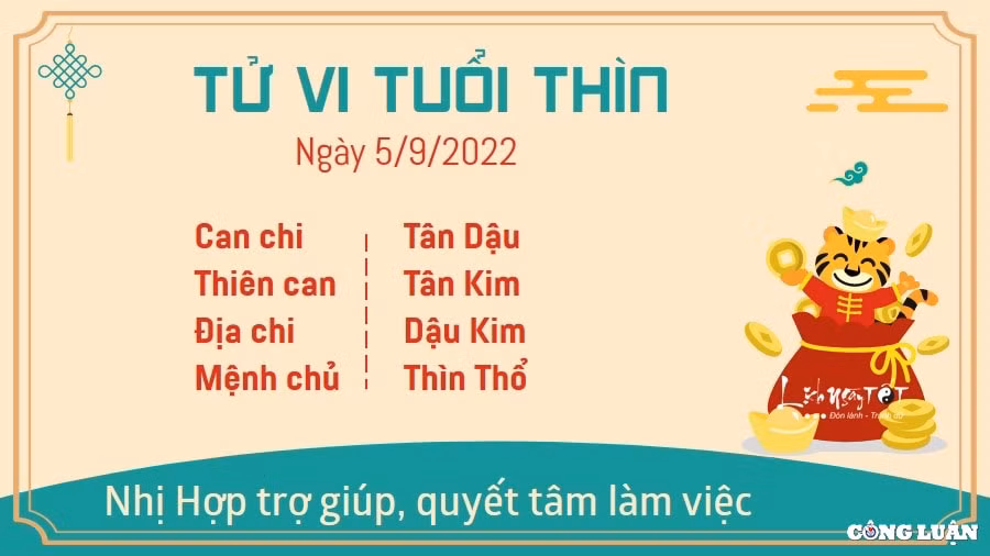 tu vi hom nay 5 9 2022 thu 2 ngay 10 8 am lich cua 12 con giap hinh 5
