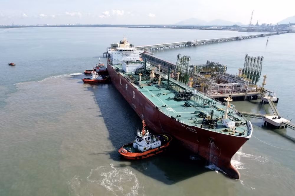 pvgas trading cung cap chuyen tau propane lanh dau tien cho to hop hoa dau long son hinh 2