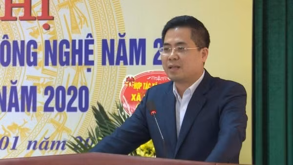 Tân Thứ trưởng Bộ Khoa học và Công nghệ Nguyễn Hoàng Giang. Ảnh: VGP