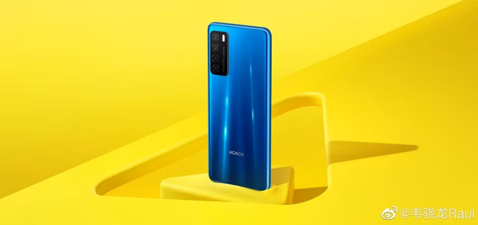 Honor Play4 màu xanh.