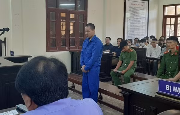 Bị cáo Hà Văn Hoàng tại tòa